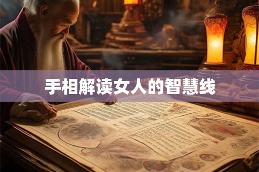 手相解读女人的智慧线