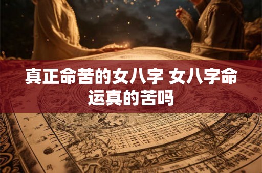 真正命苦的女八字 女八字命运真的苦吗