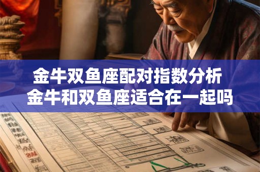 金牛双鱼座配对指数分析 金牛和双鱼座适合在一起吗配对指数能说明他们的关系吗