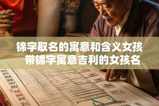 锦字取名的寓意和含义女孩  带锦字寓意吉利的女孩名字