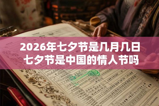 2026年七夕节是几月几日 七夕节是中国的情人节吗