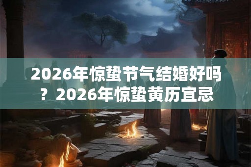 2026年惊蛰节气结婚好吗？2026年惊蛰黄历宜忌