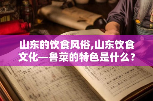 山东的饮食风俗,山东饮食文化—鲁菜的特色是什么？