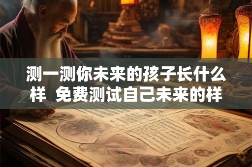 测一测你未来的孩子长什么样 免费测试自己未来的样子 测一测你未来的孩子长什么样 免费测试自己未来的样子