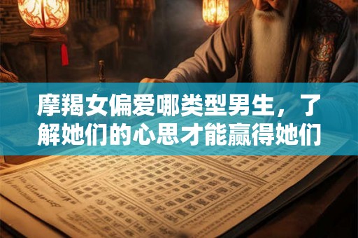 摩羯女偏爱哪类型男生，了解她们的心思才能赢得她们的心