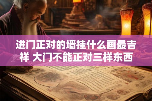 进门正对的墙挂什么画最吉祥 大门不能正对三样东西