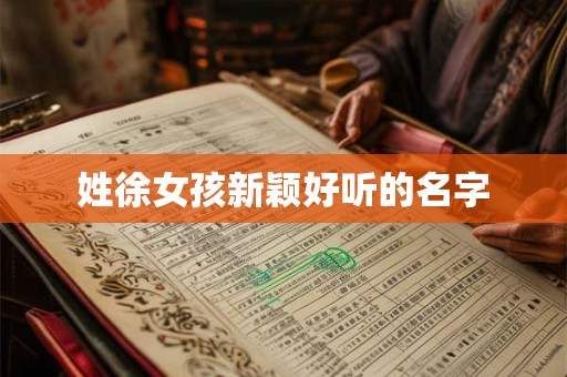 姓徐女孩新颖好听的名字