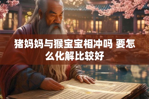 猪妈妈与猴宝宝相冲吗 要怎么化解比较好