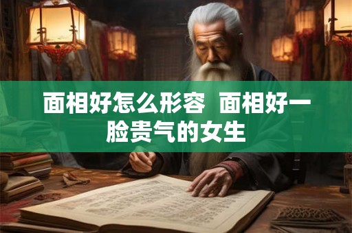 面相好怎么形容 面相好一脸贵气的女生 面相好怎么形容 面相好一脸贵气的女生