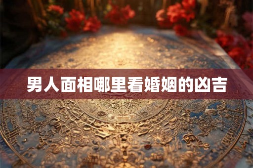 男人面相哪里看婚姻的凶吉