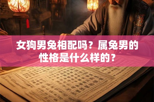 女狗男兔相配吗？属兔男的性格是什么样的？