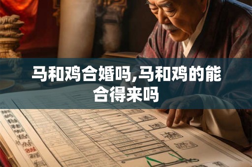 马和鸡合婚吗,马和鸡的能合得来吗