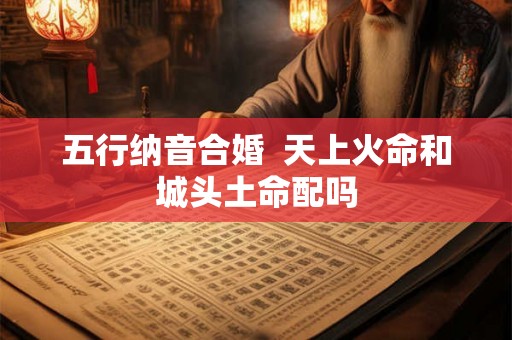 五行纳音合婚  天上火命和城头土命配吗