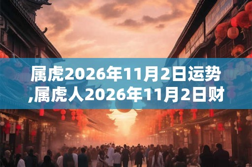 属虎2026年11月2日运势,属虎人2026年11月2日财运,生肖虎2026年11月2日运势 属虎2026年11月2日运势,属虎人2026年11月2日财运,生肖虎2026年11月2日运势