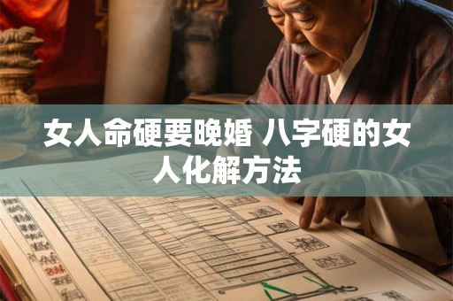 女人命硬要晚婚 八字硬的女人化解方法 女人命硬要晚婚 八字硬的女人化解方法