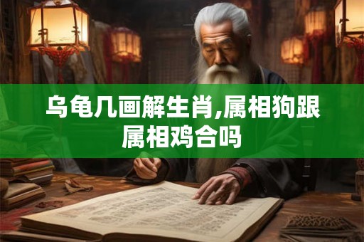 乌龟几画解生肖,属相狗跟属相鸡合吗 乌龟几画解生肖,属相狗跟属相鸡合吗