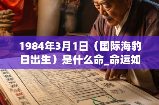 1984年3月1日（国际海豹日出生）是什么命_命运如何