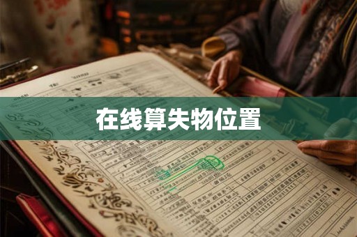 在线算失物位置