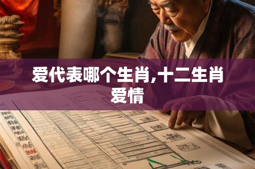 爱代表哪个生肖,十二生肖爱情