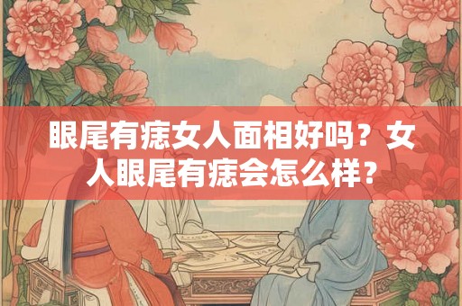 眼尾有痣女人面相好吗？女人眼尾有痣会怎么样？