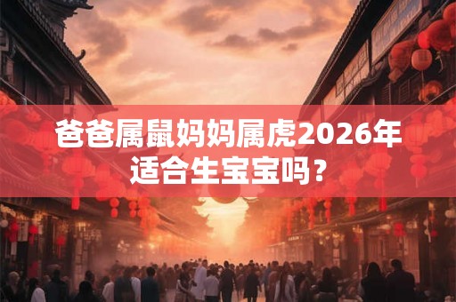 爸爸属鼠妈妈属虎2026年适合生宝宝吗? 爸爸属鼠妈妈属虎2026年适合生宝宝吗?
