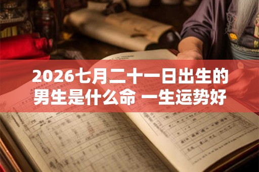 2026七月二十一日出生的男生是什么命 一生运势好吗