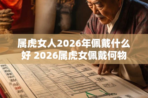 属虎女人2026年佩戴什么好 2026属虎女佩戴何物 属虎女人2026年佩戴什么好 2026属虎女佩戴何物