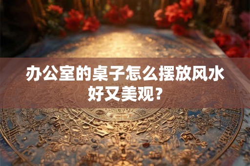 办公室的桌子怎么摆放风水好又美观？