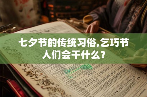 七夕节的传统习俗,乞巧节人们会干什么？