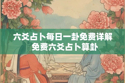 六爻占卜每日一卦免费详解  免费六爻占卜算卦