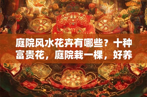 庭院风水花卉有哪些？十种富贵花，庭院栽一棵，好养又吉祥！