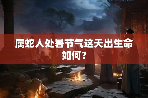 属蛇人处暑节气这天出生命如何？