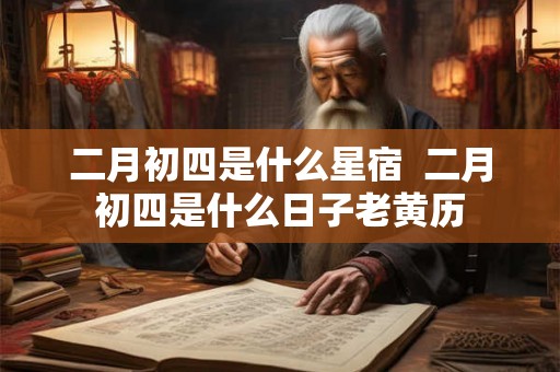 二月初四是什么星宿 二月初四是什么日子老黄历 二月初四是什么星宿 二月初四是什么日子老黄历
