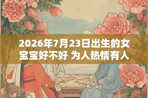 2026年7月23日出生的女宝宝好不好 为人热情有人缘 2026年7月23日出生的女宝宝好不好 为人热情有人缘