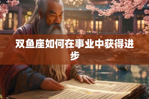 双鱼座如何在事业中获得进步
