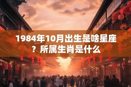 1984年10月出生是啥星座？所属生肖是什么