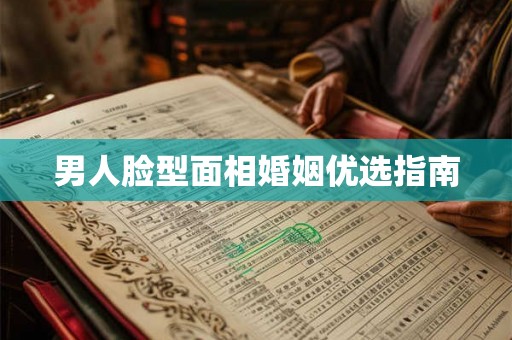 男人脸型面相婚姻优选指南