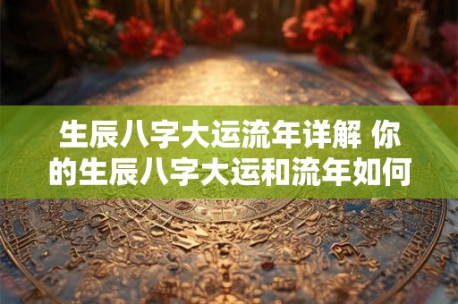 生辰八字大运流年详解 你的生辰八字大运和流年如何解析