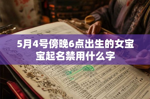5月4号傍晚6点出生的女宝宝起名禁用什么字 5月4号傍晚6点出生的女宝宝起名禁用什么字