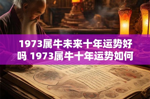 1973属牛未来十年运势好吗 1973属牛十年运势如何