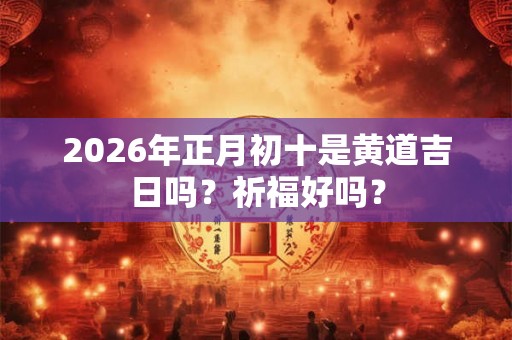 2026年正月初十是黄道吉日吗?祈福好吗? 2026年正月初十是黄道吉日吗?祈福好吗?