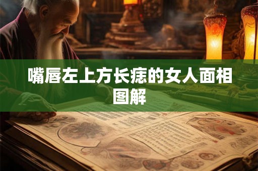 嘴唇左上方长痣的女人面相图解