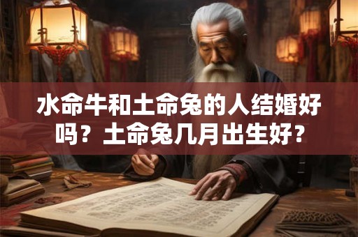 水命牛和土命兔的人结婚好吗？土命兔几月出生好？