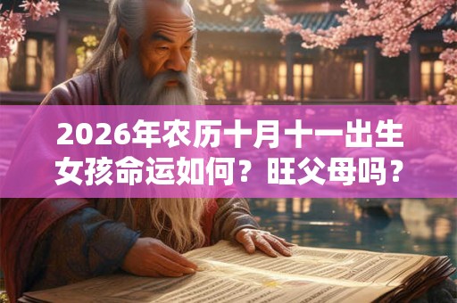 2026年农历十月十一出生女孩命运如何？旺父母吗？