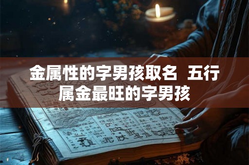 金属性的字男孩取名  五行属金最旺的字男孩
