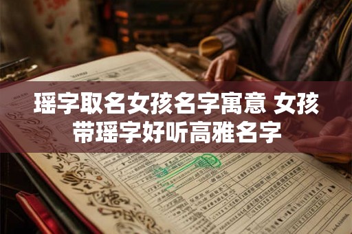 瑶字取名女孩名字寓意 女孩带瑶字好听高雅名字 瑶字取名女孩名字寓意 女孩带瑶字好听高雅名字