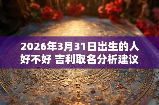 2026年3月31日出生的人好不好 吉利取名分析建议 2026年3月31日出生的人好不好 吉利取名分析建议
