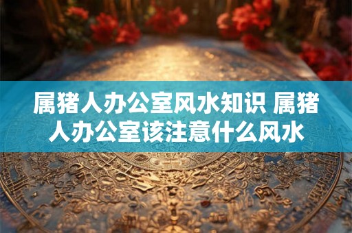 属猪人办公室风水知识 属猪人办公室该注意什么风水