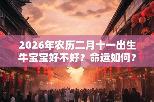 2026年农历二月十一出生牛宝宝好不好？命运如何？