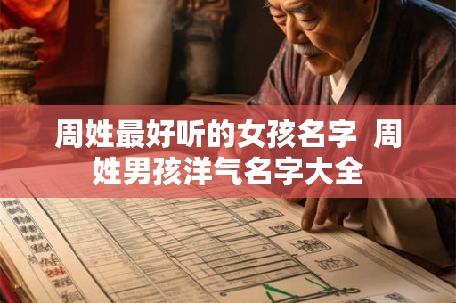 周姓最好听的女孩名字  周姓男孩洋气名字大全
